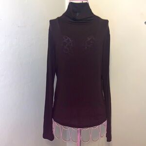 Like New Uniqlo Heat Tech Extra Warm mock Long Sleeve Shirt 271-471601 Small